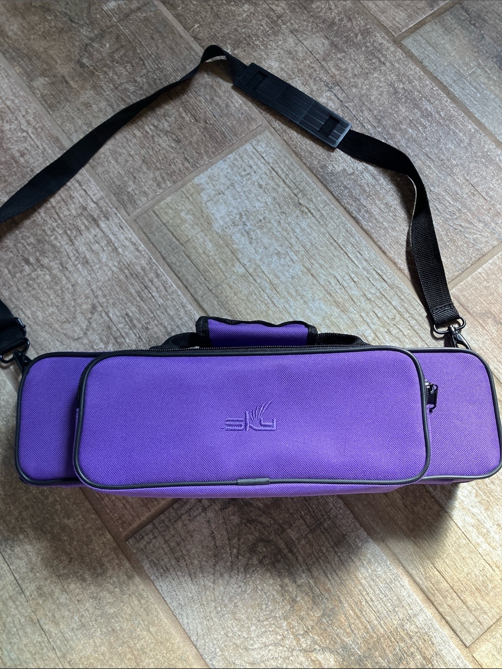SKY Purple C Flute Lightweight Case w Handle/Strap/Side Pocket
